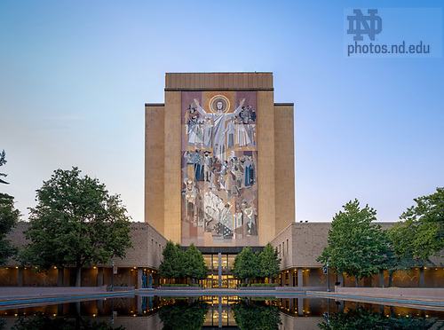 MC 6.27.17 Library Scenic.JPG by Matt Cashore/University of Notre Dame June 27, 2017; Word of Life Mural, commonly known as Touchdown Jesus (Photo by Matt Cashore/University of Notre Dame)