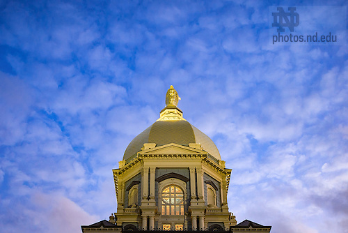 MC 12.26.16 Dome Scenic.JPG by Matt Cashore/University of Notre Dame December 26, 2016; Evening clouds over the Dome (Photo by Matt Cashore/University of Notre Dame)