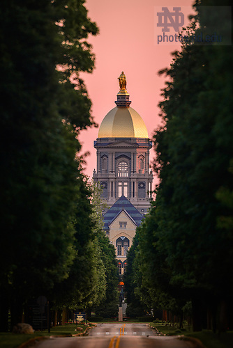 MC 5.23.24 Notre Dame Avenue.JPG by Matt Cashore/University of Notre Dame May 23, 2024; Main Building and Notre Dame Avenue (Photo by Matt Cashore/University of Notre Dame)