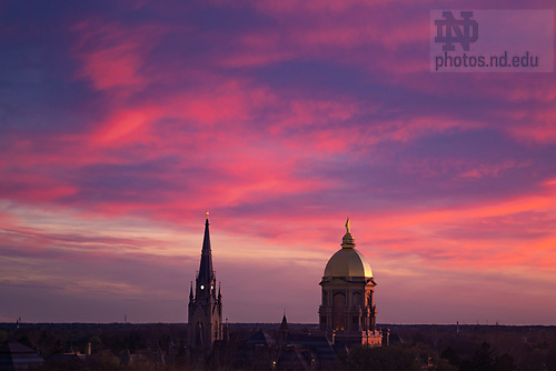 MC 4.23.19 Sunset.JPG by Matt Cashore/University of Notre Dame