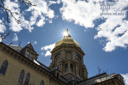 MC 4.5.24 Dome Scenic.jpg by Matt Cashore/University of Notre Dame April 5, 2024; Main Building and Dome (Photo by Matt Cashore/University of Notre Dame)