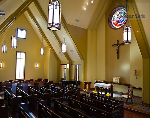 Ryan Hall Chapel 3.jpg by Matt Cashore/Photo by Matt Cashore ©Universit Ryan Hall Chapel..Photo by Matt Cashore/University of Notre Dame